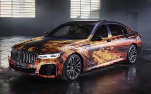 BMW 745e xDrive M Sport Art Car by Gabriel Wickbold 2020 года